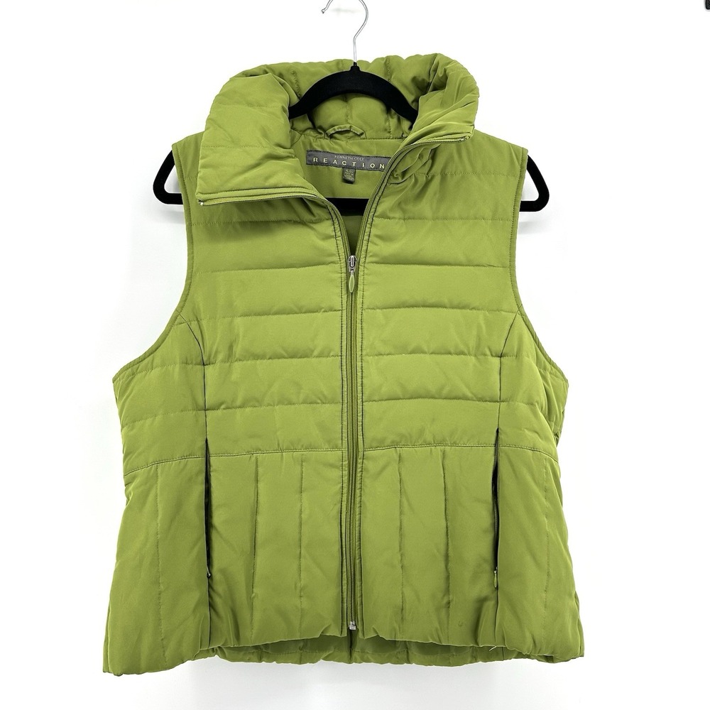 Puffer Vest XL Green Gorpcore Outdoor Hiking Techwear Kenneth Cole Reaction